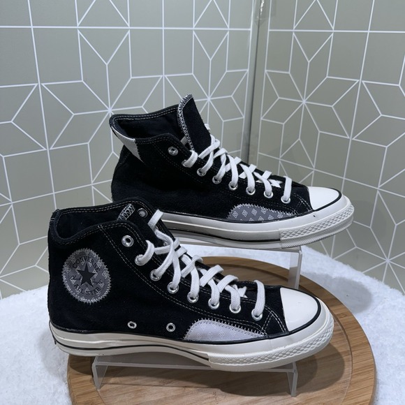 Converse Twisted Prep Patchwork High  166855C‎ Womens 8.5 - Picture 4 of 7